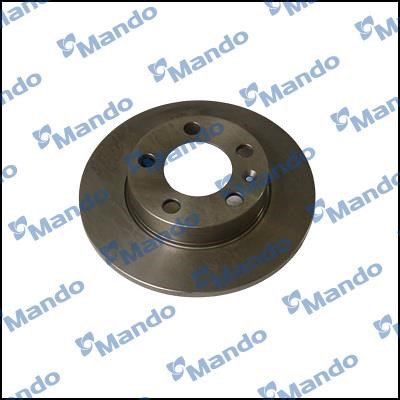 Mando MBC035320 Rear brake disc, non-ventilated MBC035320: Buy near me at 2407.PL in Poland at an Affordable price!