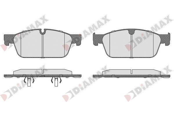 Diamax N09856 Brake Pad Set, disc brake N09856: Buy near me in Poland at 2407.PL - Good price!