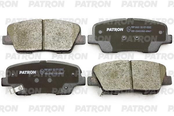 Patron PBP1663 Brake Pad Set, disc brake PBP1663: Buy near me in Poland at 2407.PL - Good price!