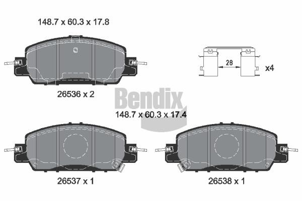Buy Bendix USA BPD2413 at a low price in Poland!