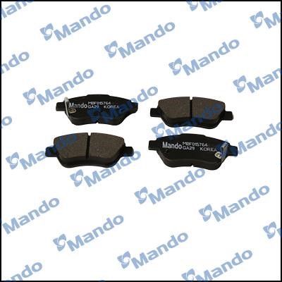 Mando MBF015764 Тормозные колодки дисковые передние, комплект MBF015764: Отличная цена - Купить в Польше на 2407.PL!
