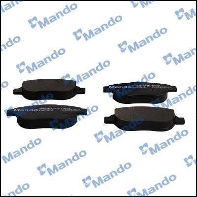 Mando MBF015765 Front disc brake pads, set MBF015765: Buy near me in Poland at 2407.PL - Good price!