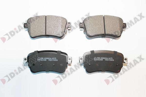 Diamax N09920 Brake Pad Set, disc brake N09920: Buy near me in Poland at 2407.PL - Good price!