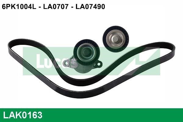 Lucas Electrical LAK0163 Комплект ремня генератора LAK0163: Отличная цена - Купить в Польше на 2407.PL!