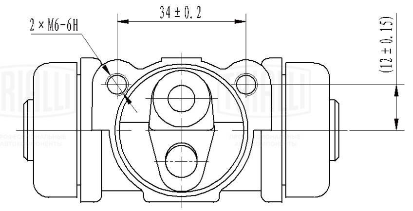 Trialli CF 0307 Cylinder hamulcowy, kołowy CF0307: Dobra cena w Polsce na 2407.PL - Kup Teraz!