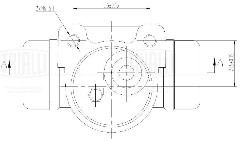 Trialli CF 0315 Cylinder hamulcowy, kołowy CF0315: Dobra cena w Polsce na 2407.PL - Kup Teraz!