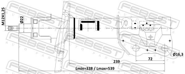 Купить Febest 05110-001FL по низкой цене в Польше!