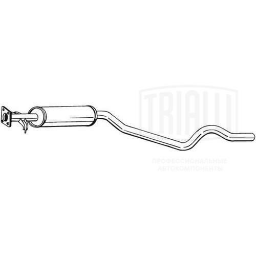 Trialli EAM 0509 Front Silencer EAM0509: Buy near me in Poland at 2407.PL - Good price!