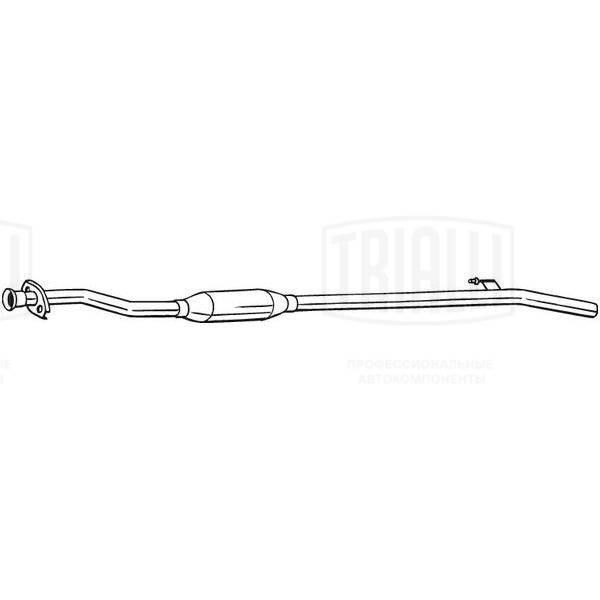 Trialli EAM 0907 Front Silencer EAM0907: Buy near me in Poland at 2407.PL - Good price!