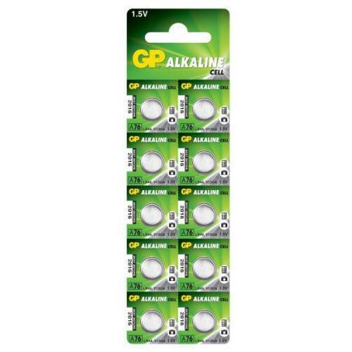 GP Batteries GPA76-U10 Alkaline battery GP ALKALINE "A76", 1,5V GPA76U10: Buy near me in Poland at 2407.PL - Good price!