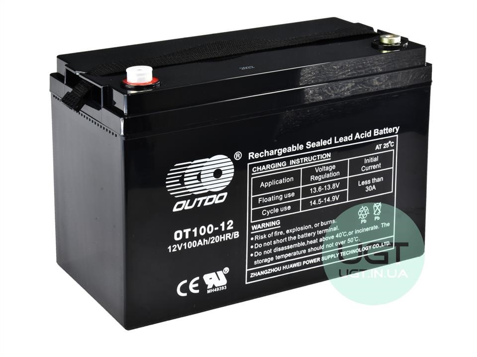 Outdo OT100-12 Battery OUTDO VRLA 12B AGM 100Ач L+ OT10012: Buy near me in Poland at 2407.PL - Good price!