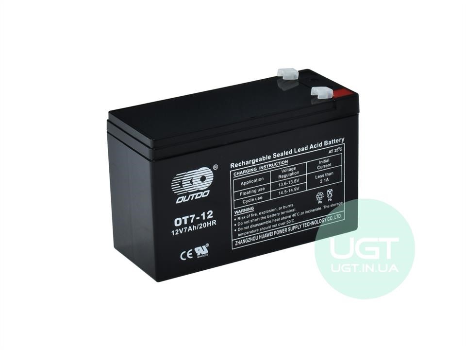 Outdo OT7-12 Аккумулятор OUTDO VRLA 12B AGM 7Ач L+ OT712: Отличная цена - Купить в Польше на 2407.PL!