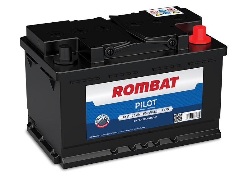 ROMBAT P375 Battery ROMBAT PILOT 12B Са/Са 75Ач 650А(EN) R+ P375: Buy near me in Poland at 2407.PL - Good price!