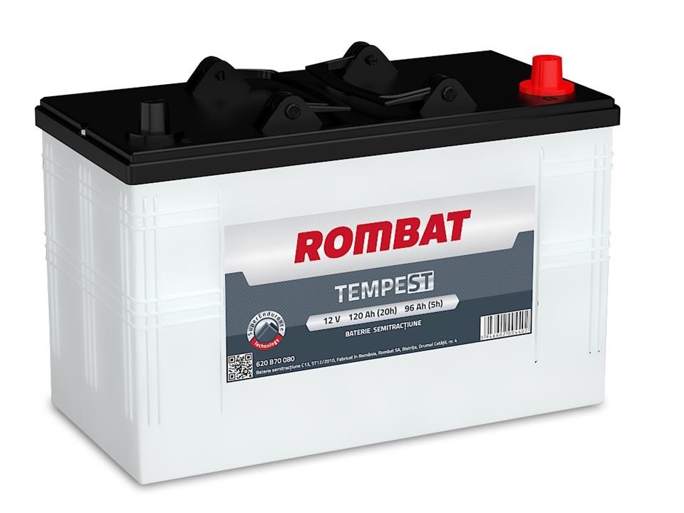 ROMBAT STC3620 Аккумулятор ROMBAT TEMPEST SEMI-TRACTION 12B AGM 120Ач R+ STC3620: Отличная цена - Купить в Польше на 2407.PL!