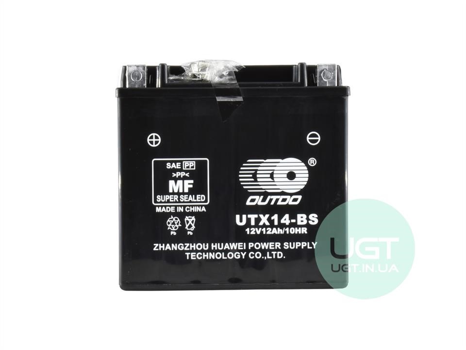 Akumulator OUTDO MOTO 12B AGM 12Ач 200А(CCA-18) L+ Outdo UTX14-BS