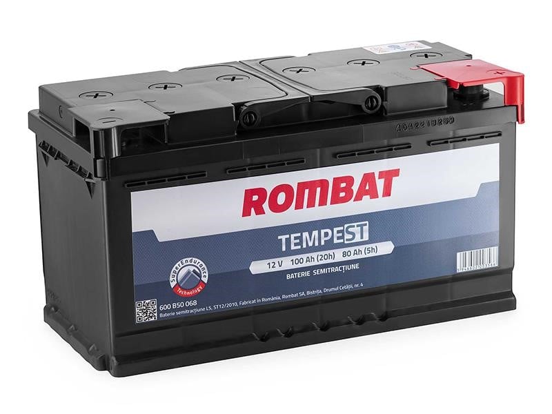 ROMBAT STL5600 Battery ROMBAT TEMPEST SEMI-TRACTION 12B AGM 100Ач 900A R+ STL5600: Buy near me in Poland at 2407.PL - Good price!