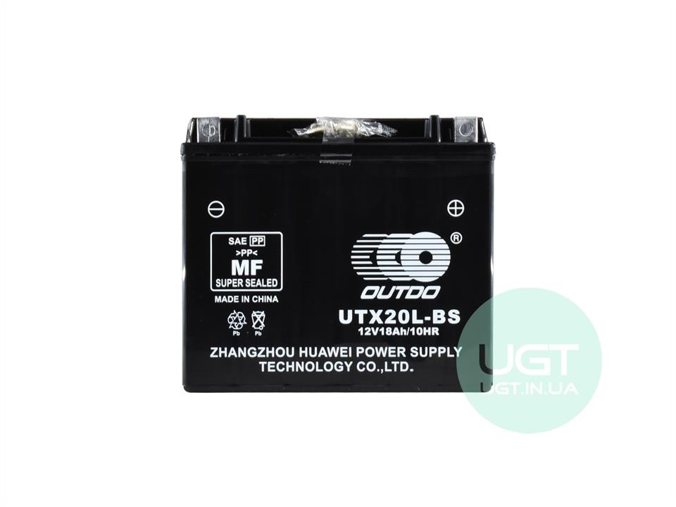 Аккумулятор OUTDO MOTO 12B AGM 18Ач 270А(CCA-18) R+ Outdo UTX20L-BS