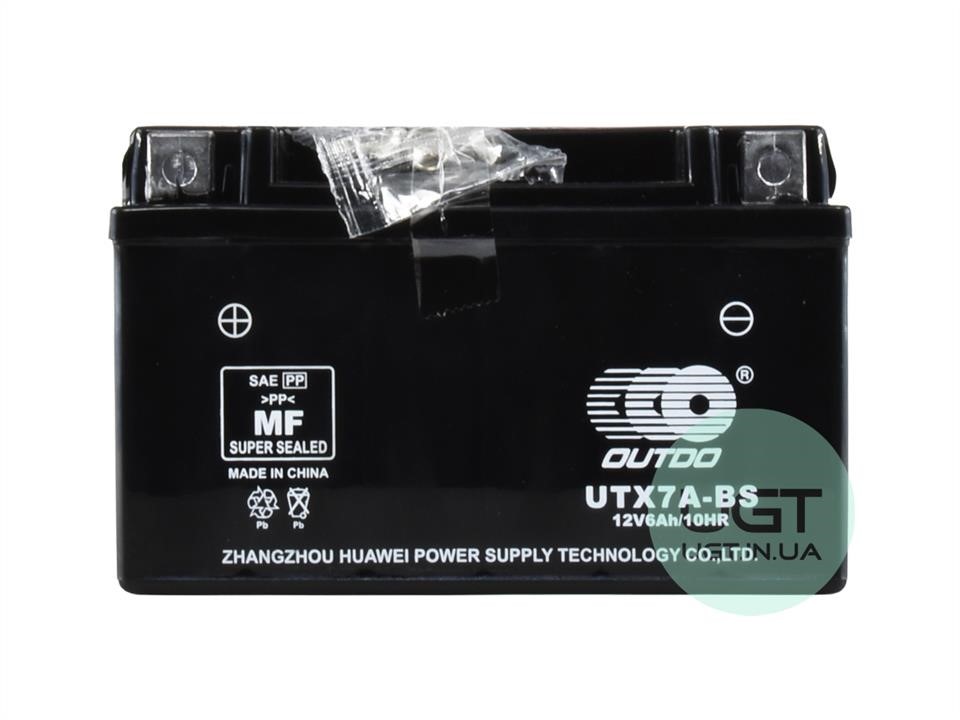 Аккумулятор OUTDO MOTO 12B AGM 6Ач 90А(CCA-18) L+ Outdo UTX7A-BS