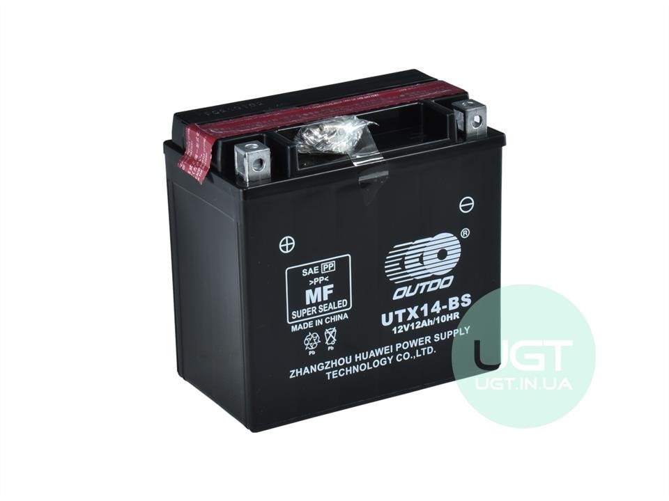 Outdo UTX14-BS Battery OUTDO MOTO 12B AGM 12Ач 200А(CCA-18) L+ UTX14BS: Buy near me in Poland at 2407.PL - Good price!
