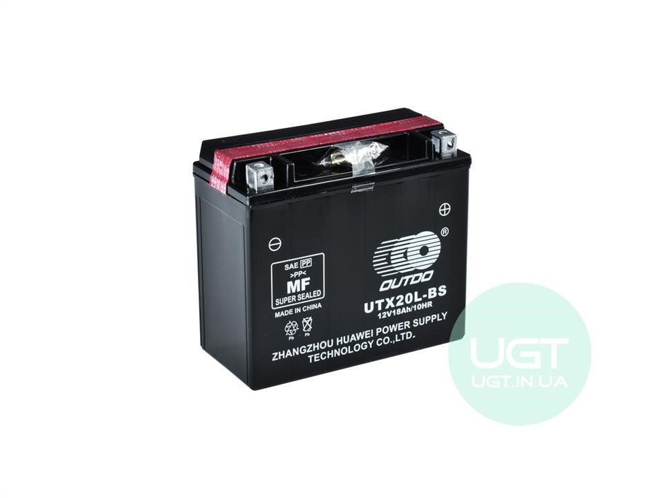 Outdo UTX20L-BS Battery OUTDO MOTO 12B AGM 18Ач 270А(CCA-18) R+ UTX20LBS: Buy near me in Poland at 2407.PL - Good price!