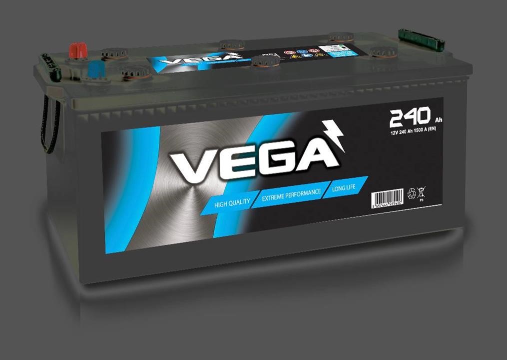Vega VHD240 Battery VEGA BLACK 12B 240Ач 1400A L+ VHD240: Buy near me in Poland at 2407.PL - Good price!
