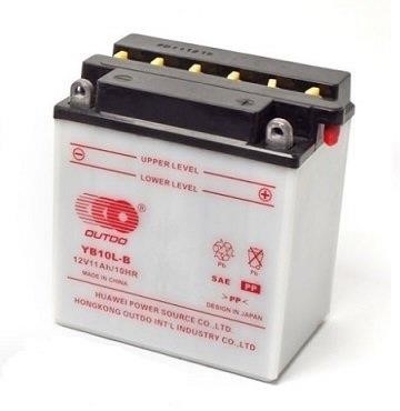 Outdo YB10L-BS Starterbatterie OUTDO MOTO 12B Са/Са 11Ач 160А(CCA-18) R+ YB10LBS: Kaufen Sie zu einem guten Preis in Polen bei 2407.PL!