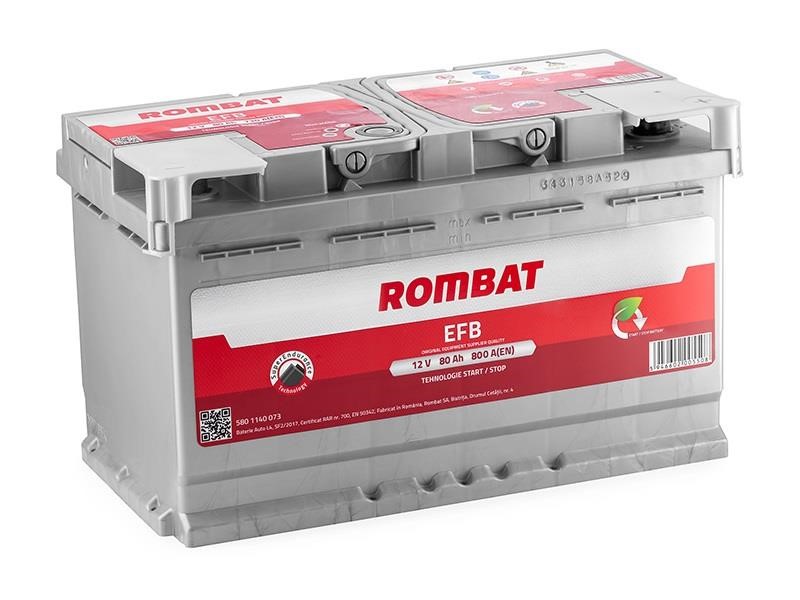 ROMBAT F480 Akumulator ROMBAT EFB Start&Stop 12B EFB 80Ач 800А(EN) P+ F480: Atrakcyjna cena w Polsce na 2407.PL - Zamów teraz!