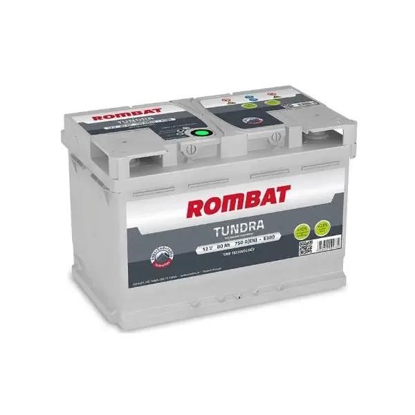 ROMBAT E380 Akumulator ROMBAT TUNDRA PLUS 12B Ca/Ca + Silver 80Ач 750А(EN) P+ E380: Atrakcyjna cena w Polsce na 2407.PL - Zamów teraz!