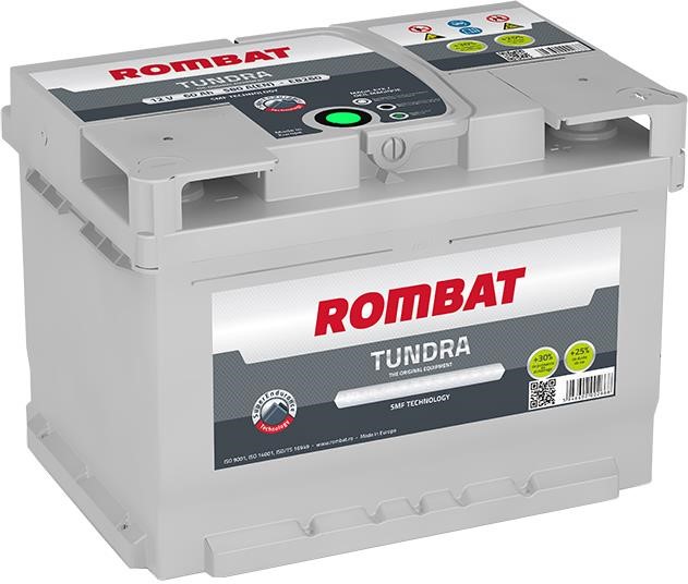 ROMBAT T262N Battery ROMBAT TORNADO PLUS 12V 62Ah 560A (EN) R+ T262N: Buy near me in Poland at 2407.PL - Good price!