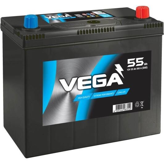 Vega VNS60045B01 Акумулятор VEGA 12B Ca/Ca + Silver 55Ач 500А(SAE) R+ VNS60045B01: Приваблива ціна - Купити у Польщі на 2407.PL!