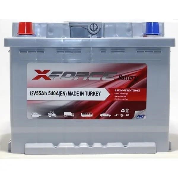 XFORCE X55054 Battery XFORCE 12B Са/Са 55Ач 540А(SAE) L+ X55054: Buy near me in Poland at 2407.PL - Good price!