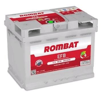 ROMBAT F260 Akumulator ROMBAT EFB 12V 60Ah 640A (EN) P+ F260: Dobra cena w Polsce na 2407.PL - Kup Teraz!