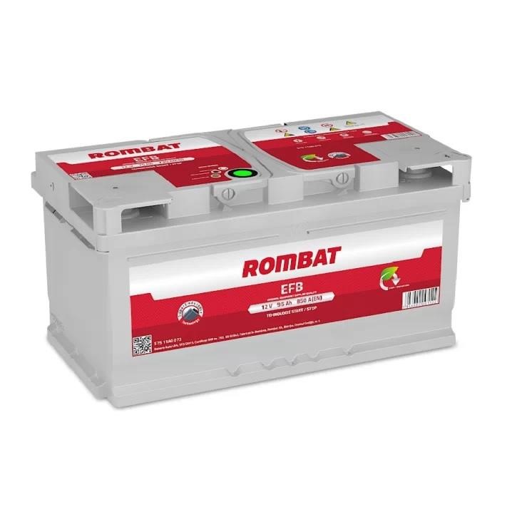 ROMBAT F595 Akumulator ROMBAT EFB Start&Stop 12B EFB 95Ач 850А(EN) P+ F595: Dobra cena w Polsce na 2407.PL - Kup Teraz!