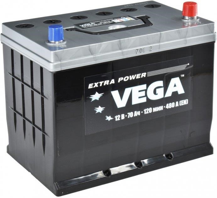 Vega V70051010 Аккумулятор VEGA ECONOM JIS 12В 70Ач 510А (EN) R+ V70051010: Отличная цена - Купить в Польше на 2407.PL!