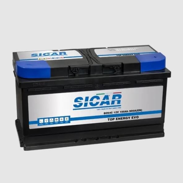 Sicar B094C Starterbatterie SICAR Top Energy Evo 12B Ca/Ca + Silver 100Ач 900А(EN) R+ B094C: Kaufen Sie zu einem guten Preis in Polen bei 2407.PL!