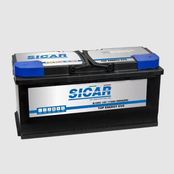 Sicar B100C Starterbatterie SICAR Top Energy Evo 12B Ca/Ca + Silver 110Ач 960А(EN) R+ B100C: Kaufen Sie zu einem guten Preis in Polen bei 2407.PL!