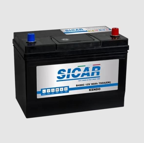 Sicar B462C Battery SICAR Kendo JIS 12B Ca/Ca + Silver 75Ач 650А(EN) R+ B462C: Buy near me in Poland at 2407.PL - Good price!