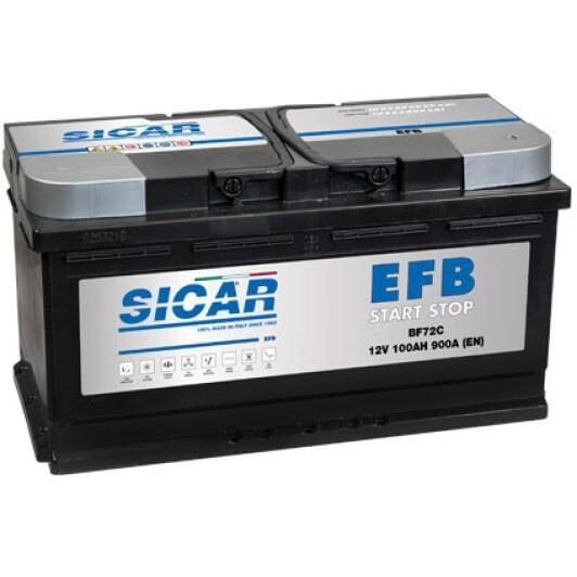 Sicar BF72C Battery SICAR AFB Start /Stop 12B EFB 95Ач 850А(EN) R+ BF72C: Buy near me in Poland at 2407.PL - Good price!