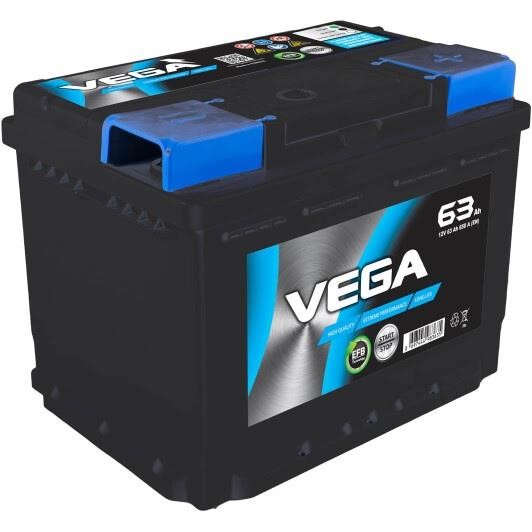 Vega VL206310B13 Akumulator VEGA 12B EFB 63Ач 650А(SAE) P+ VL206310B13: Dobra cena w Polsce na 2407.PL - Kup Teraz!