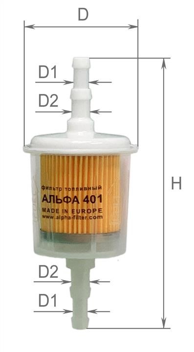 Kaufen Sie Alpha Filter ALPHA401 zu einem günstigen Preis in Polen!