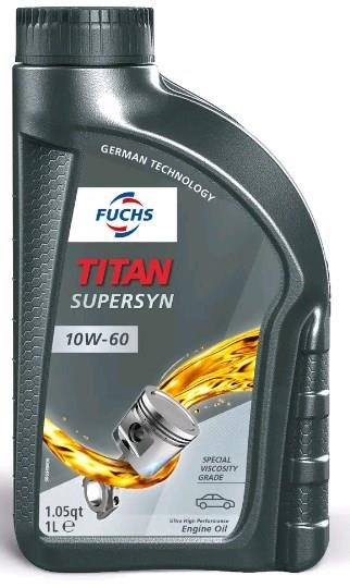 Fuchs 602084750 Engine oil Fuchs TITAN SUPERSYN 10W-60, 1L 602084750: Buy near me in Poland at 2407.PL - Good price!