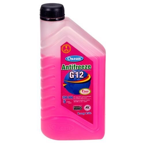 Okean 00000055404 Antifreeze ОКЕАН G12, ready for use -40C, red, 1l 00000055404: Buy near me in Poland at 2407.PL - Good price!