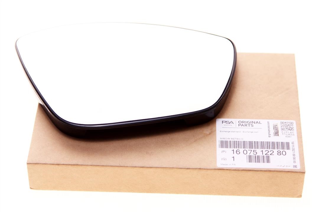 Citroen/Peugeot 16 075 122 80 Mirror Glass Heated 1607512280: Buy near me in Poland at 2407.PL - Good price!