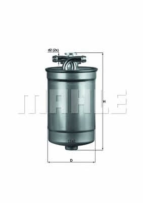 Mahle/Knecht KL 554D Fuel filter KL554D: Buy near me at 2407.PL in Poland at an Affordable price!