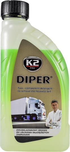 K2 M802 Autoshampoo zum Entfernen von hartnäckigem Schmutz "Diper", 1 L M802: Kaufen Sie zu einem guten Preis in Polen bei 2407.PL!