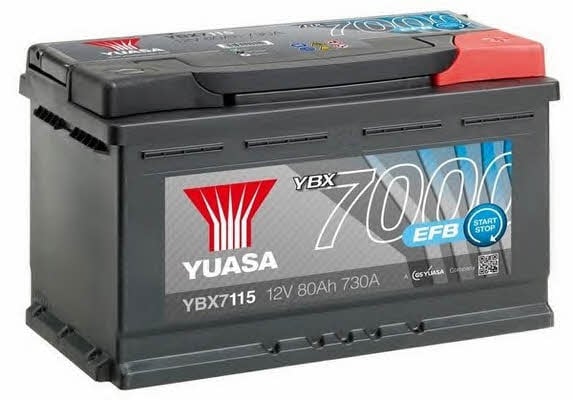 Yuasa YBX7115 Akumulator Yuasa YBX7000 EFB Start-Stop Plus 12V 80AH 730A(EN) R+ YBX7115: Dobra cena w Polsce na 2407.PL - Kup Teraz!