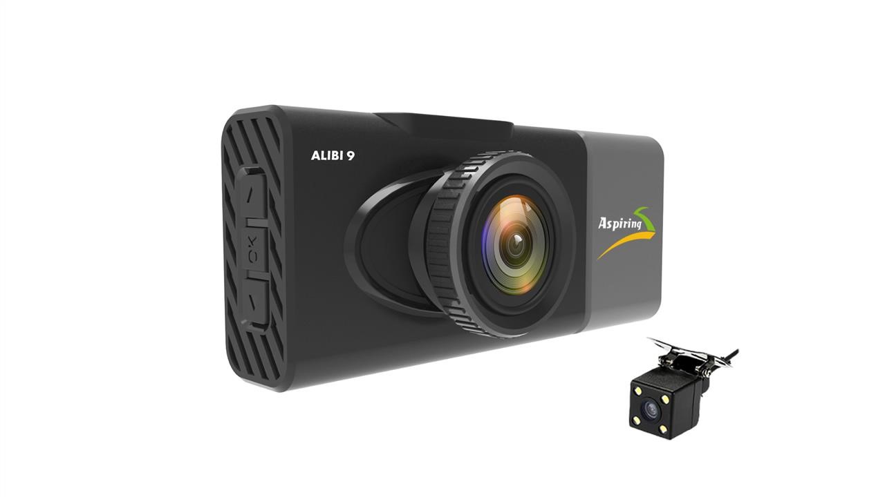 Видеорегистратор Aspiring ALIBI 9 GPS, 3 CAMERAS, Speedcam Aspiring CD1MP20GAL9