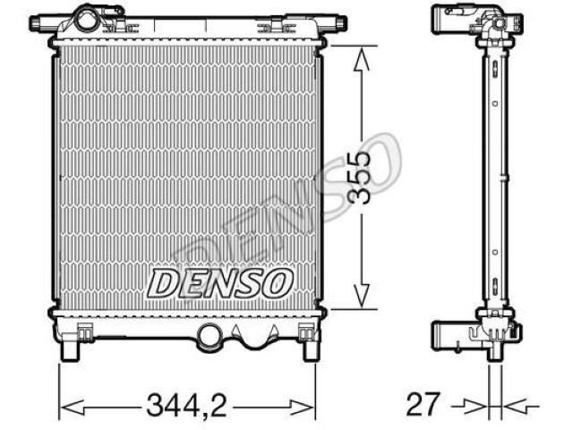 DENSO DRM32090 Radiator, engine cooling DRM32090: Buy near me in Poland at 2407.PL - Good price!