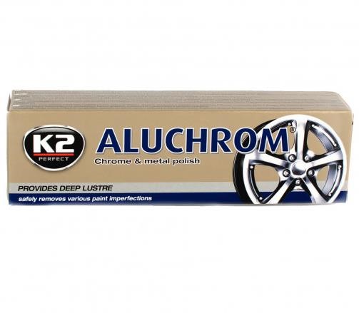K2 K0031 Паста полировальная для хрома K2 ALUCHROM, 120 г K0031: Купить в Польше - Отличная цена на 2407.PL!
