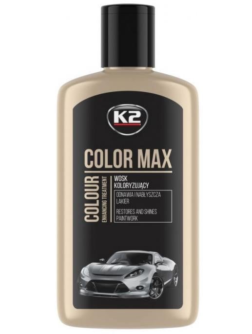 K2 K020CAN Полироль K2 COLOR MAX, черный, 250 мл K020CAN: Отличная цена - Купить в Польше на 2407.PL!